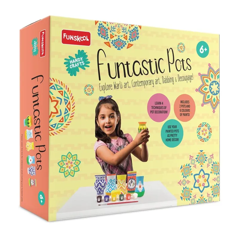 Original Funskool Handycrafts Funtastic Pots Game