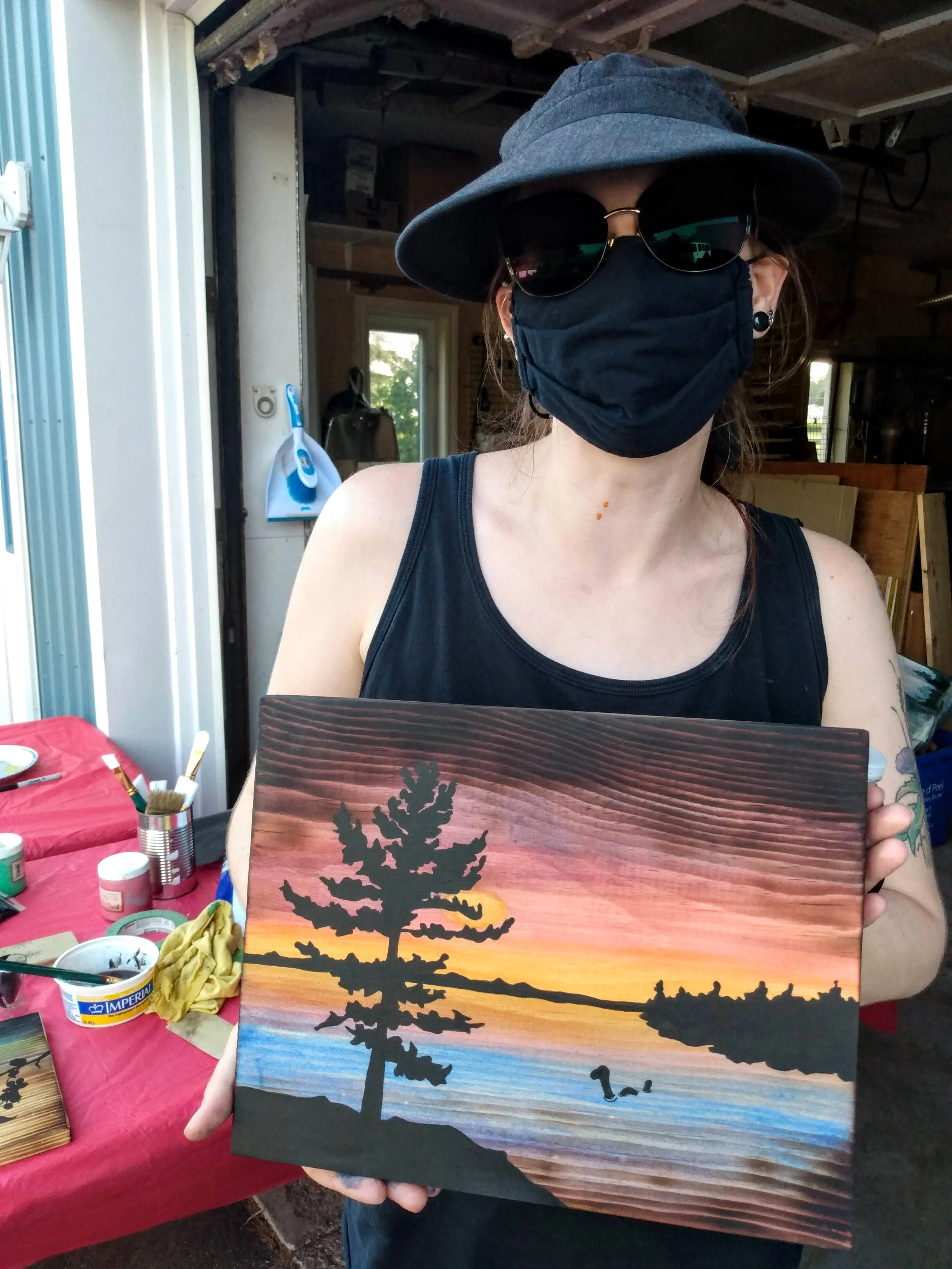 Painting Workshop - Landscape Silhouettes on Wood