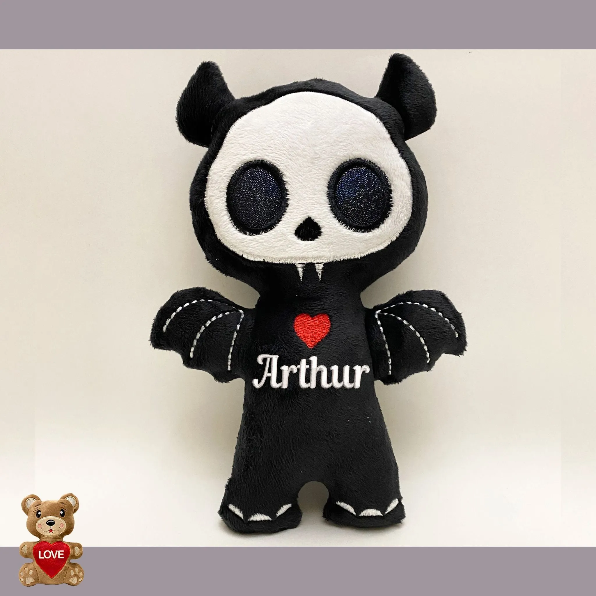 Personalised Cute Halloween Bat Stuffed toy -Custom Gifts For Children