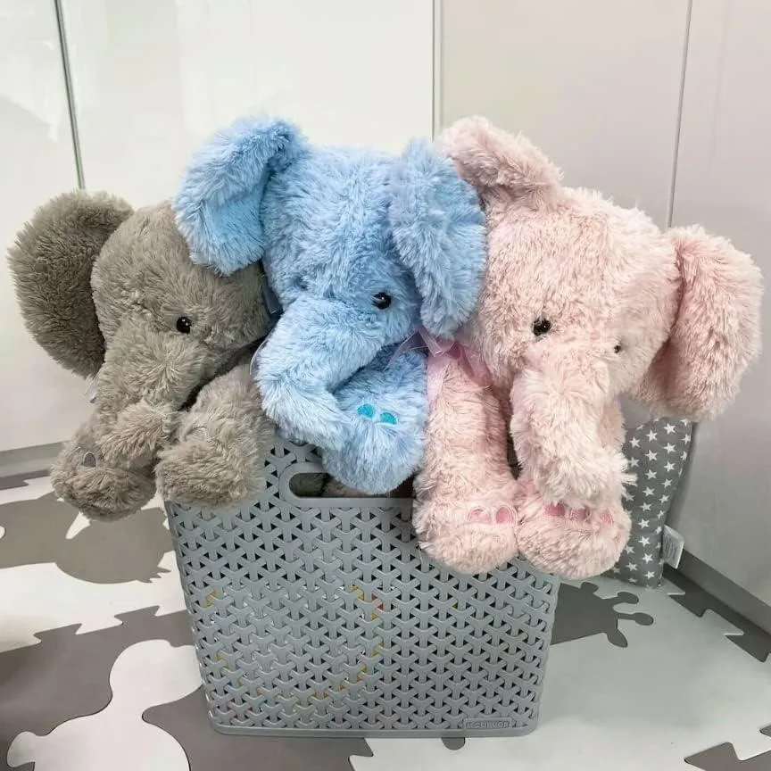 Pink Plush Elephant Soft Toys