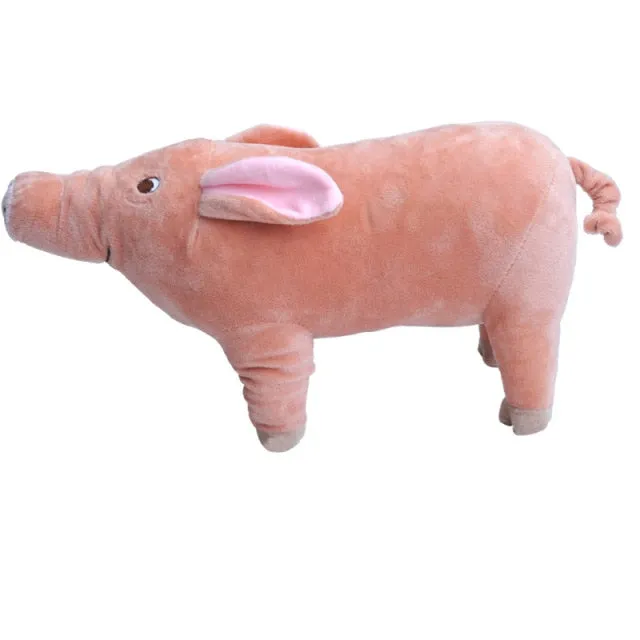 Plush Squeaky Pig Toy