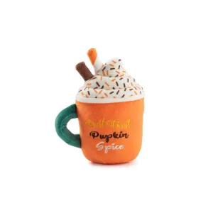 Pupkin Spice Latte Mug Plush Dog Toy