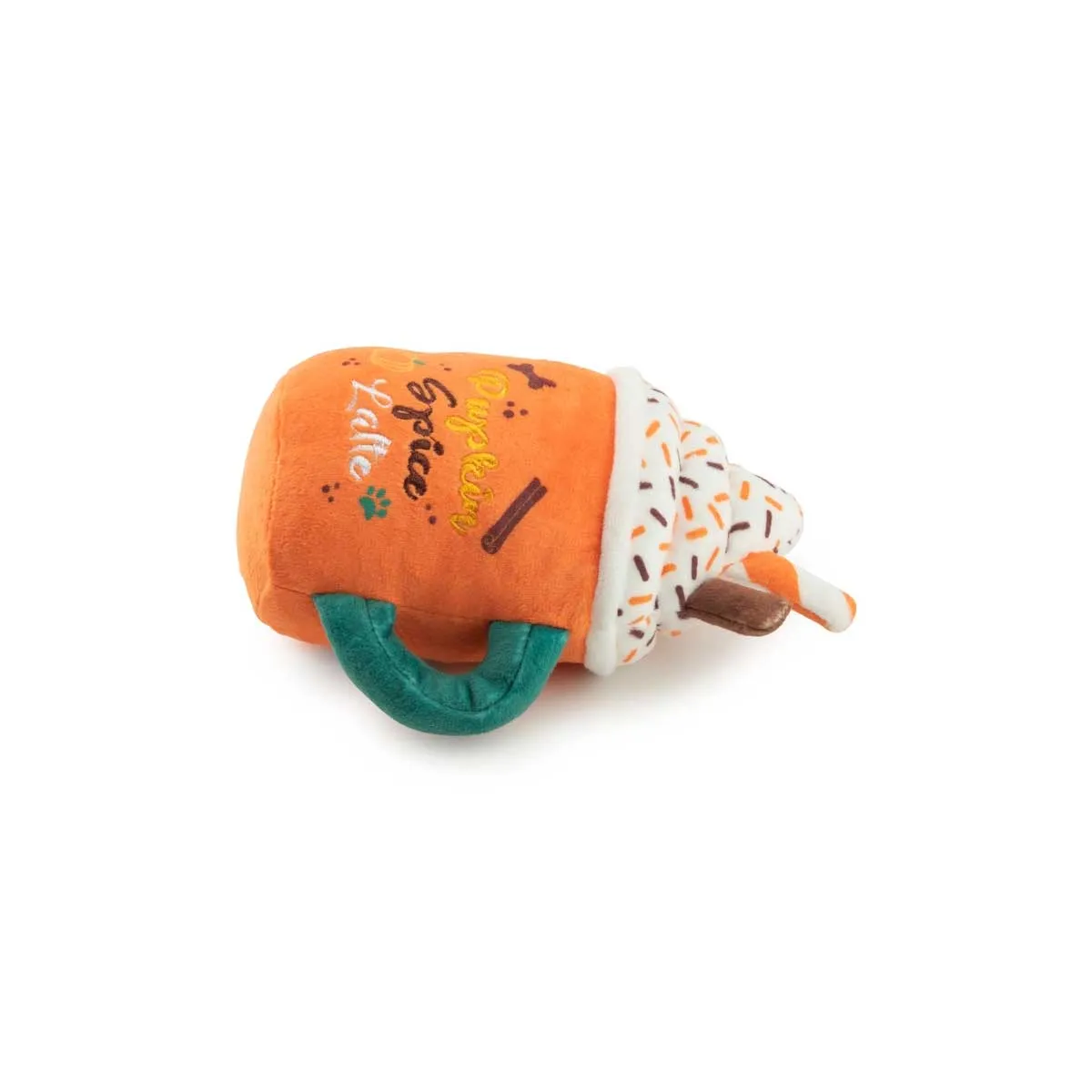 Pupkin Spice Latte Mug Plush Dog Toy