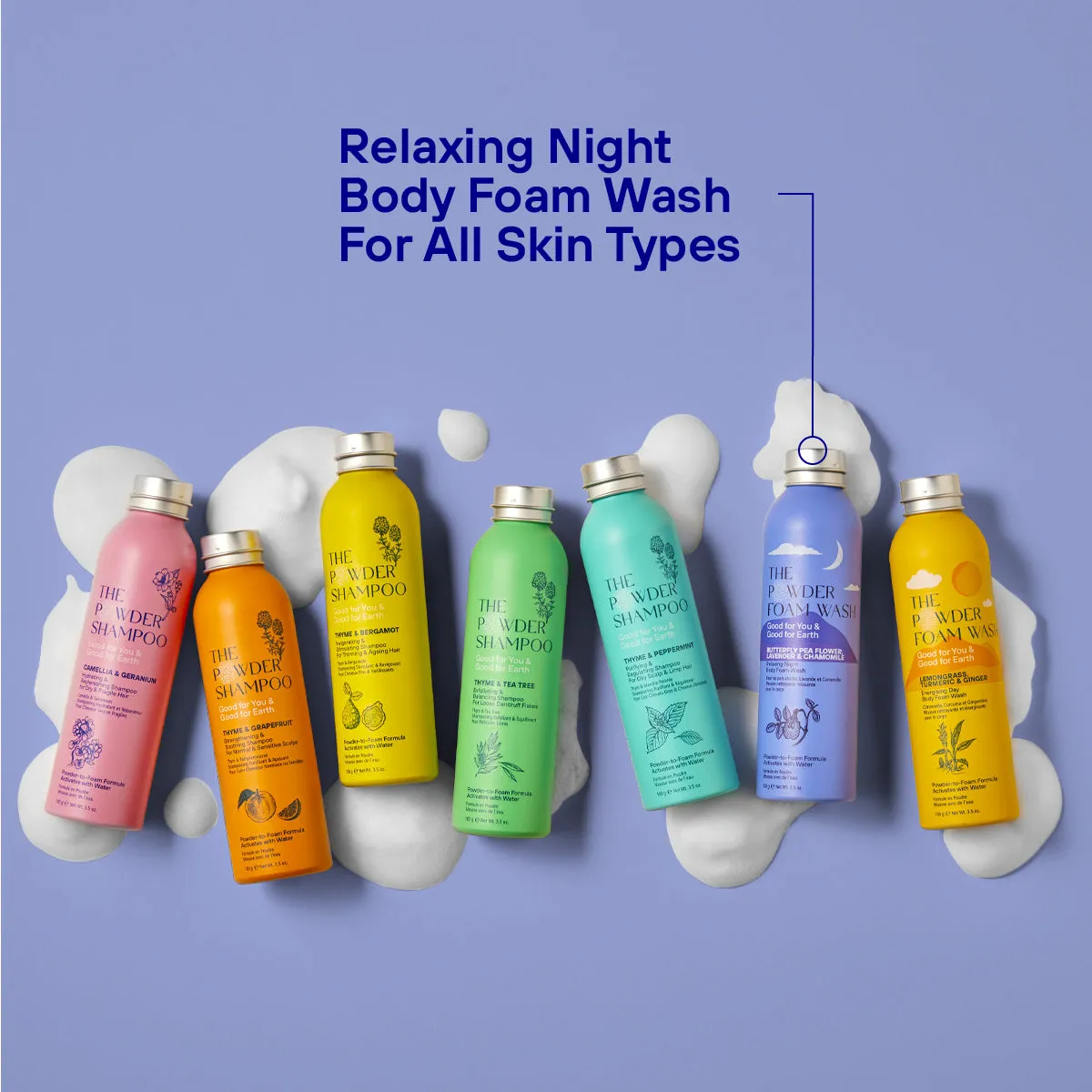 Relaxing Body Foam Wash To Unwind Your Mind 70g / 2.47oz