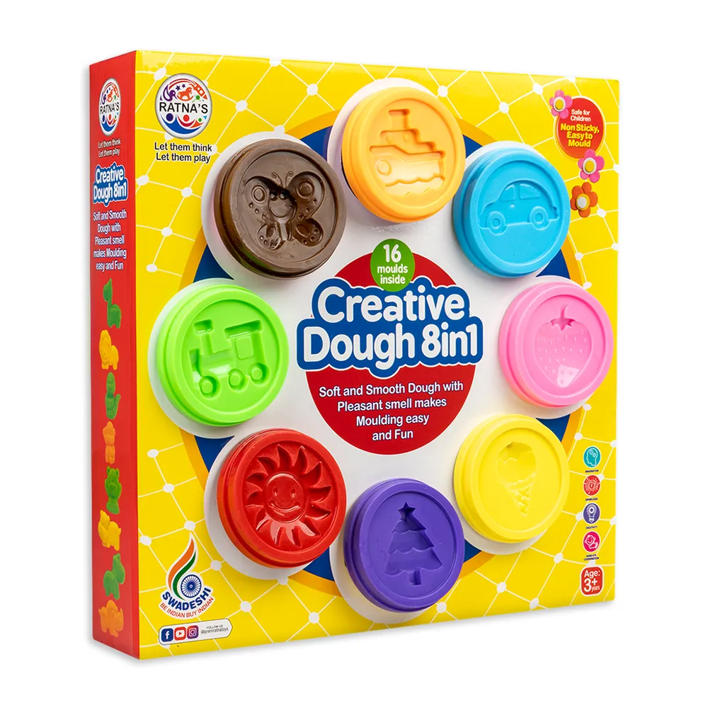 Return Gifts (Pack of 3,5,12) Creative Dough Kit 8 in 1