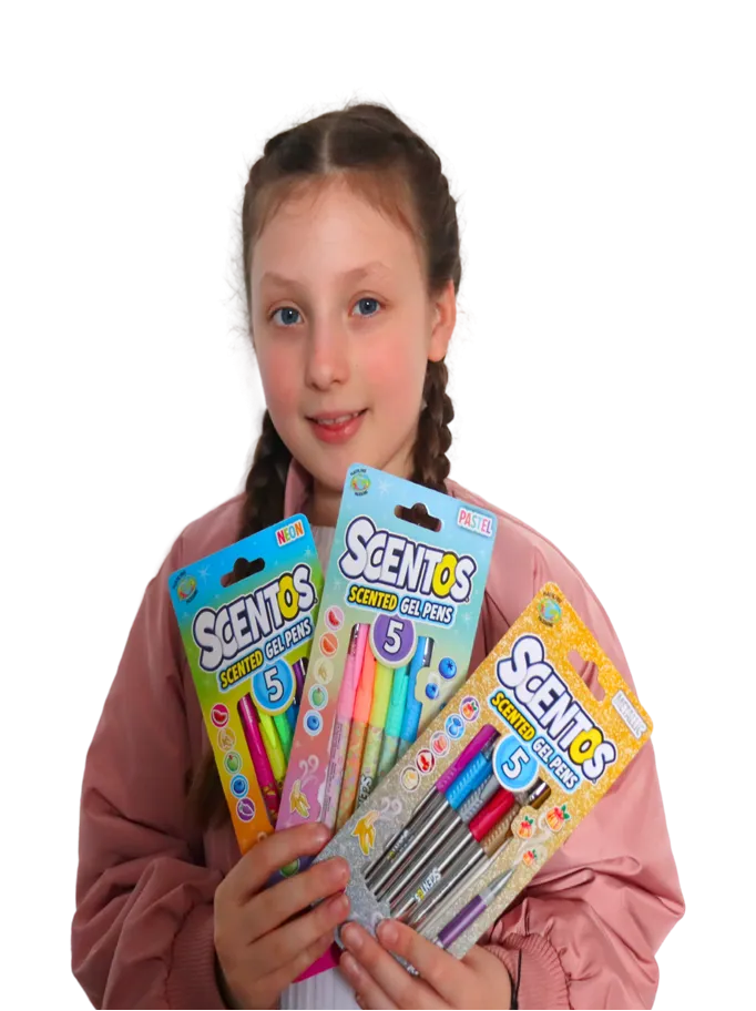 SCENTOS Pastel Gel Pen Pak of 5