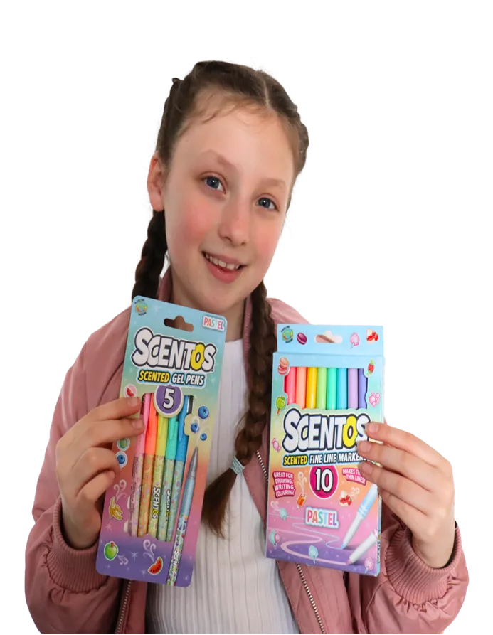 SCENTOS Pastel Gel Pen Pak of 5