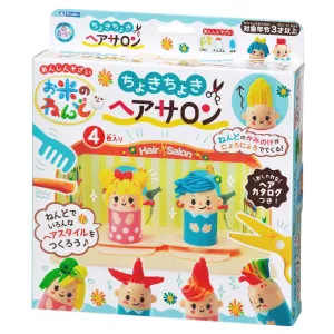 Silver Bird - Kincho Rice Clay Choki Choki Hair Salon Playdoh Set (Multi Colour)