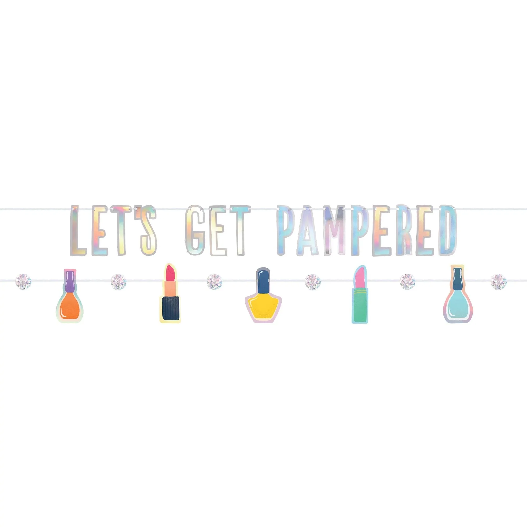 Spa Party Letter Banner Kit | 2pcs