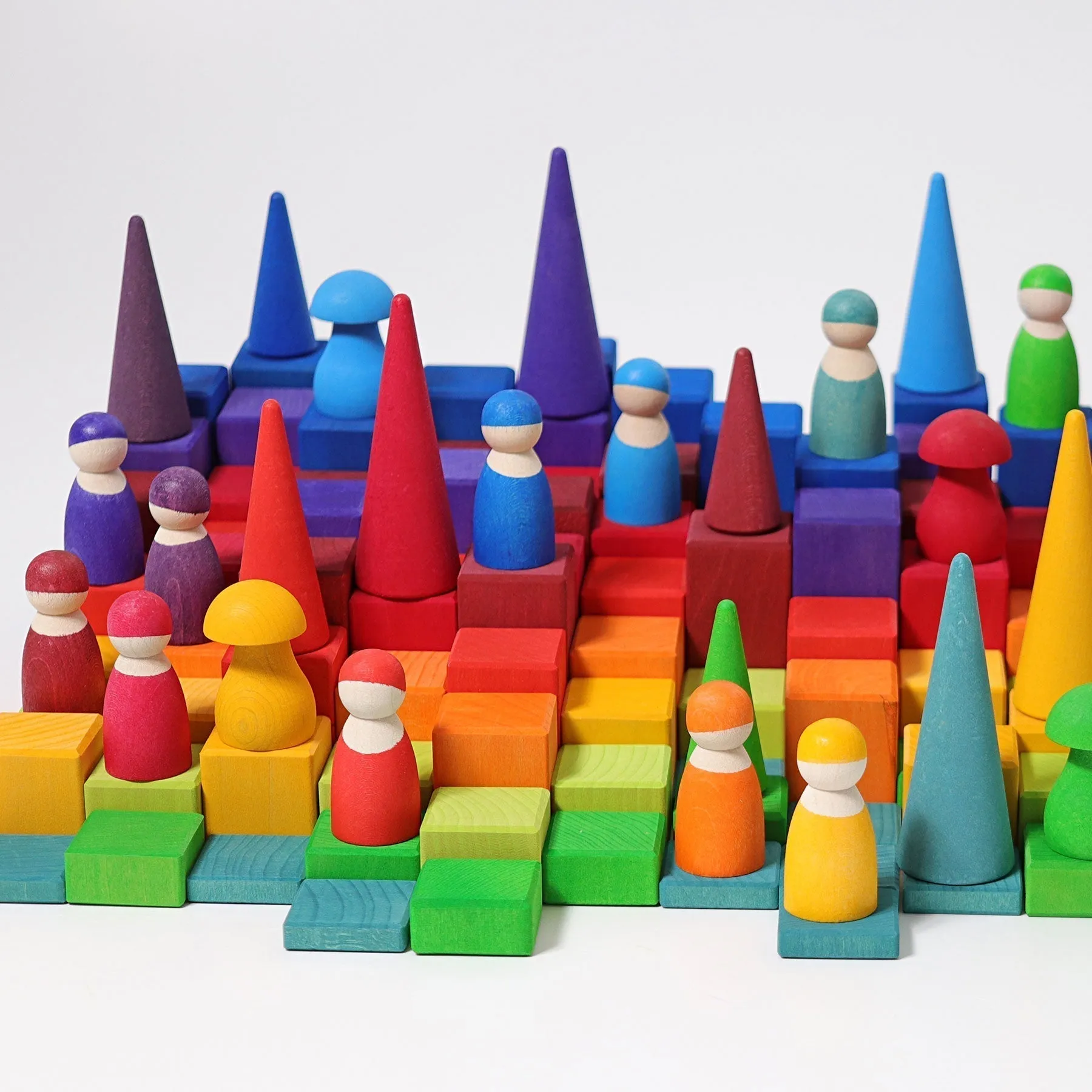 Spare Parts - Grimm's Stepped Learning Counting Blocks - 4cm scale