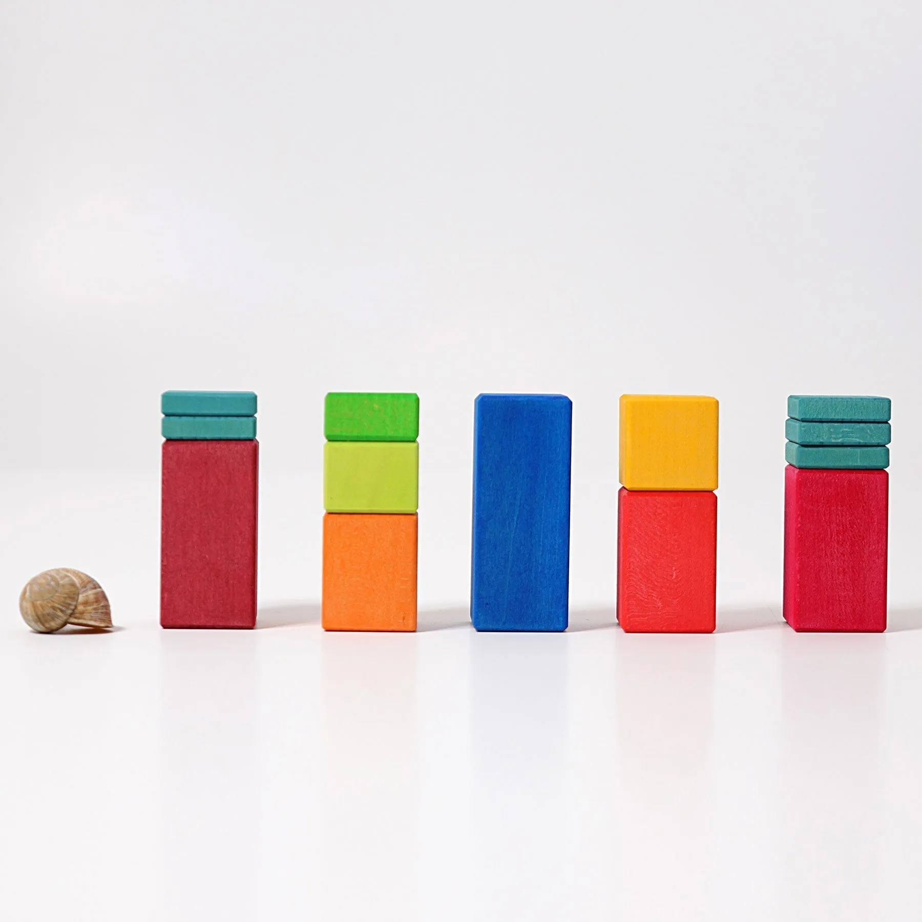 Spare Parts - Grimm's Stepped Learning Counting Blocks - 4cm scale