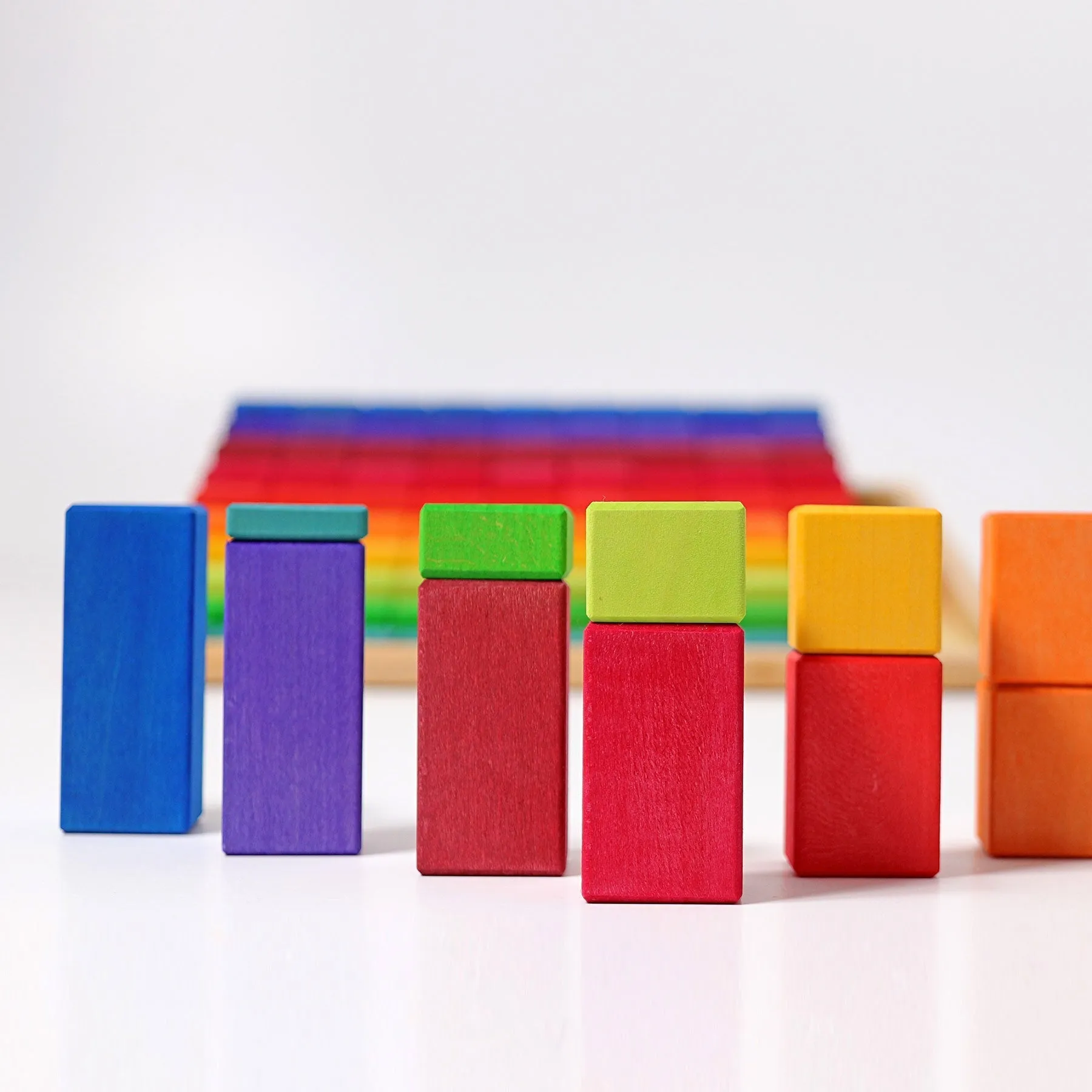 Spare Parts - Grimm's Stepped Learning Counting Blocks - 4cm scale