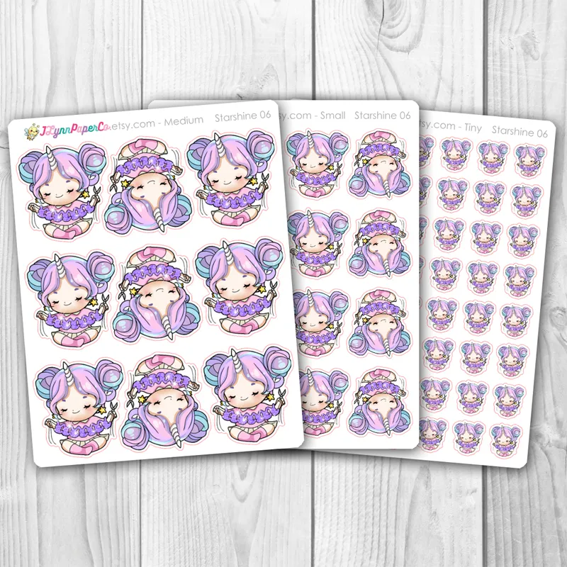 Starshine Crafting Character Stickers | SS006