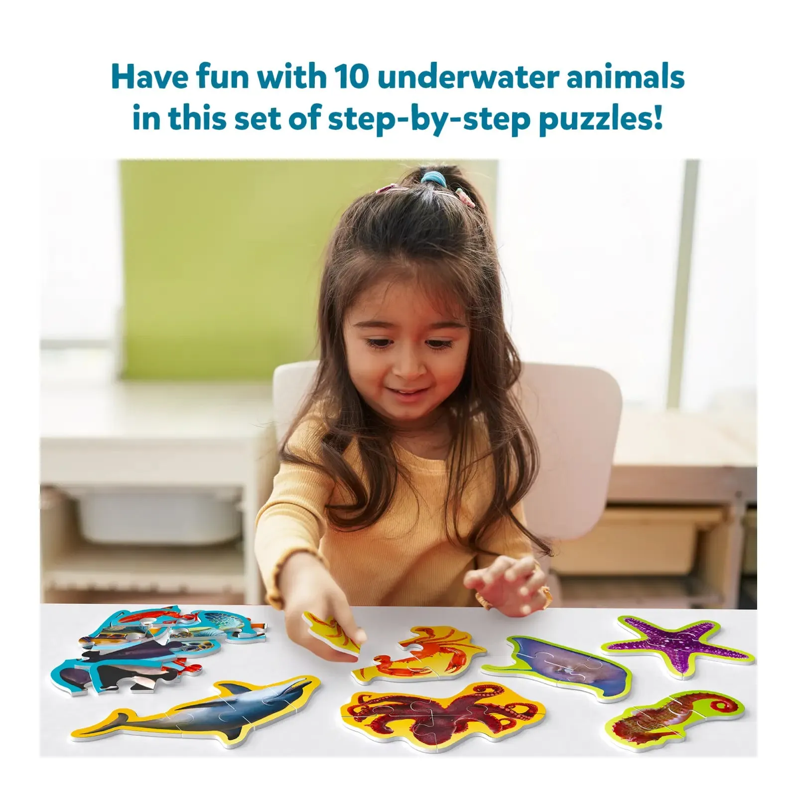 Step By Step Puzzle: Underwater Animals (ages 3 )