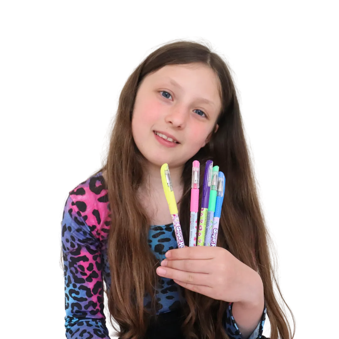 Sugar Rush Scented Neon Gel Pens, Pack of 5