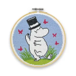 The Crafty Kit Co - Moominpappa Dancing - Cross Stitch