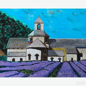 The Senanque Abbey, France - Diamond Painting Kit