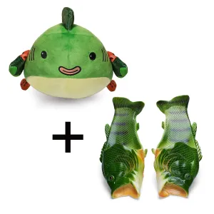 The Ultimate Bass Bundle: Fish Flip Flops & Plush Toy