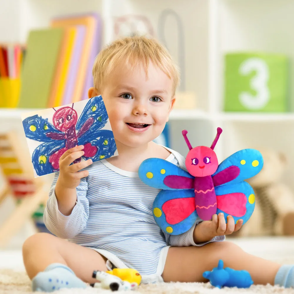 Turn Drawing Into Stuffed Animal, Make Your Own Plush - Memorable Gifts for Kids