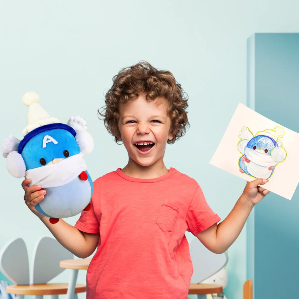 Turn Drawing Into Stuffed Animal, Make Your Own Plush - Memorable Gifts for Kids
