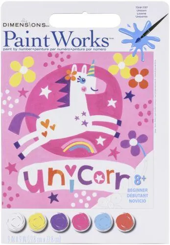 UNICORN, Paint by Number Kit, DIMENSIONS PAINTWORKS (73-91737)