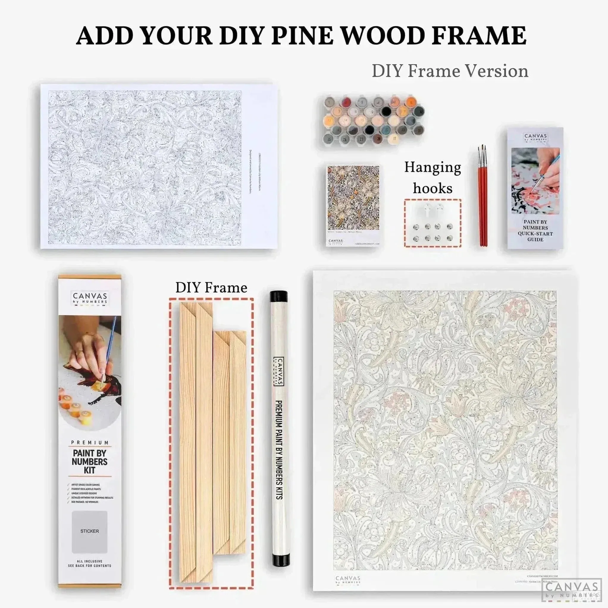 Whimsical Eye - Paint by Numbers