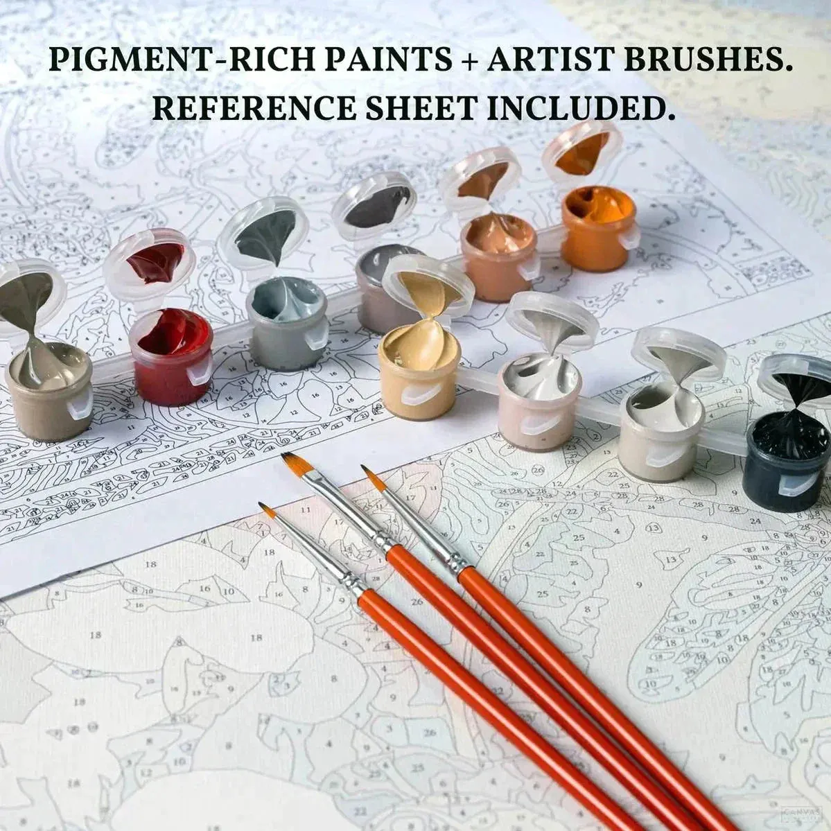 Whimsical Eye - Paint by Numbers
