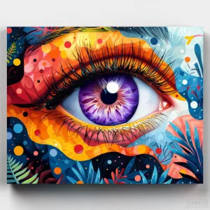 Whimsical Eye - Paint by Numbers