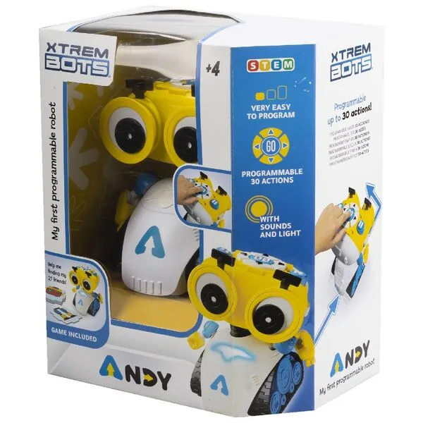 Xtrem Bots Andy My First Programmable Robot