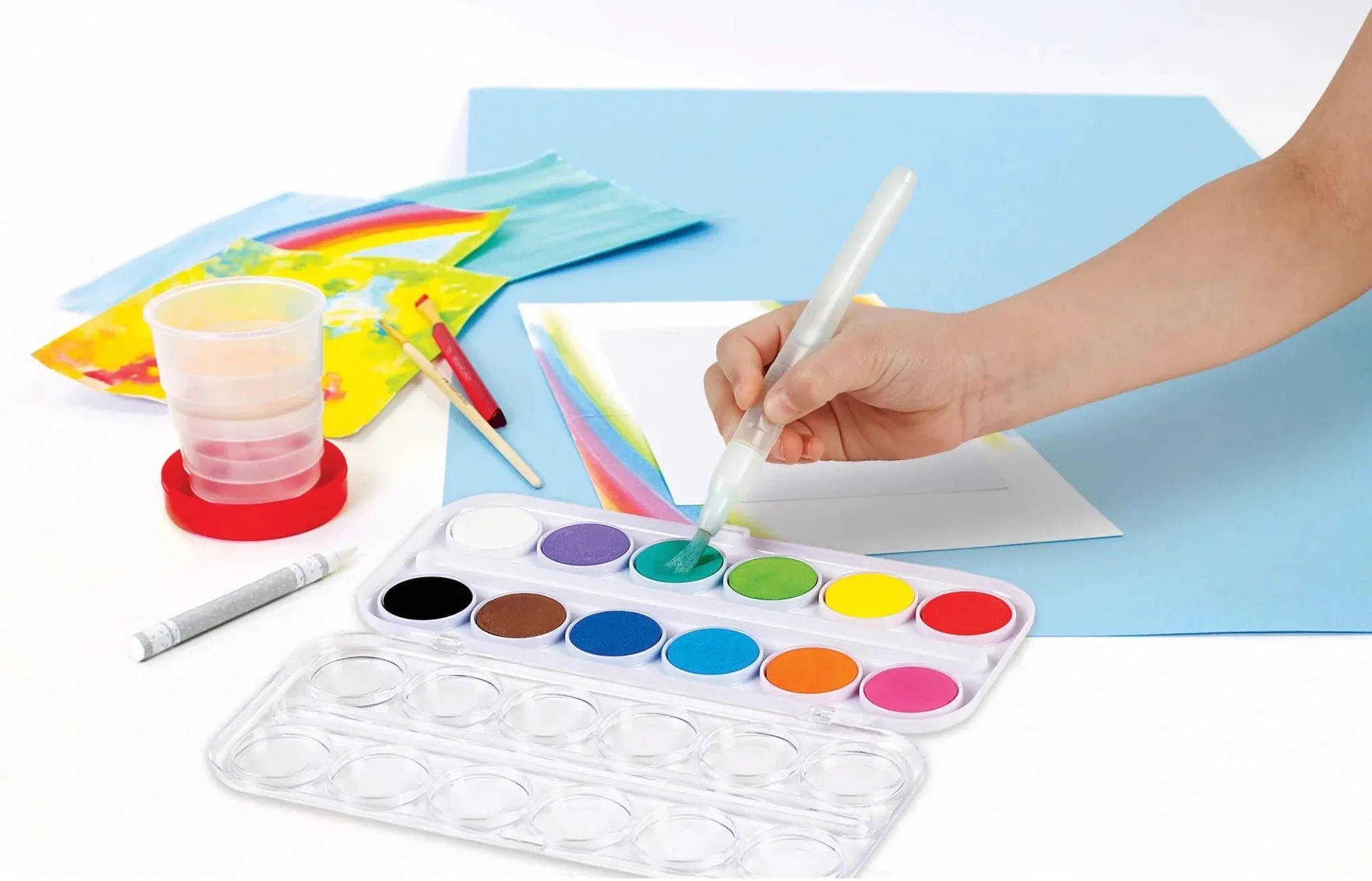 Young Artist Learn Watercolor
