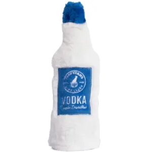 ZippyPaws Happy Hour Crusherz Vodka Plush Dog Toy
