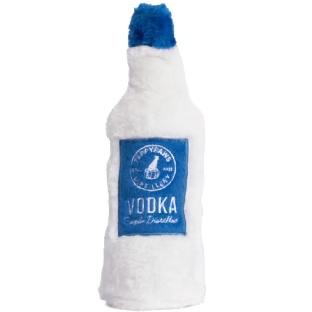 ZippyPaws Happy Hour Crusherz Vodka Plush Dog Toy